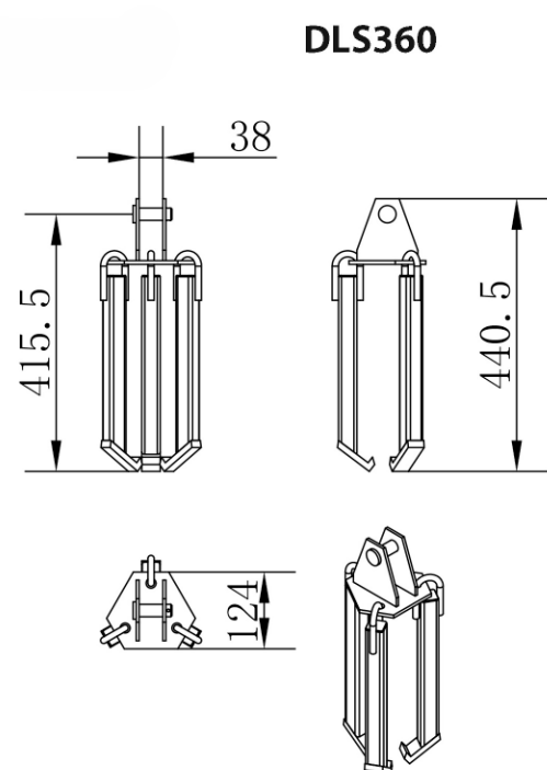 dls360 dimensions